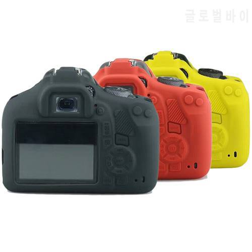 Silicone Camera Case Armor Skin Body Cover Protector for Canon EOS 1200D Rebel T5 Digital Cameras