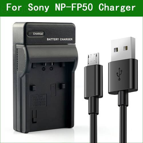 NP-FP50 NP FP50 Battery Charger for Sony DCR DVD103 HC16 HC19 HC20 HC21 HC26 HC30 HC32 HC36 HC40 HC41 HC42 HC46 SR30 SR60 SR80
