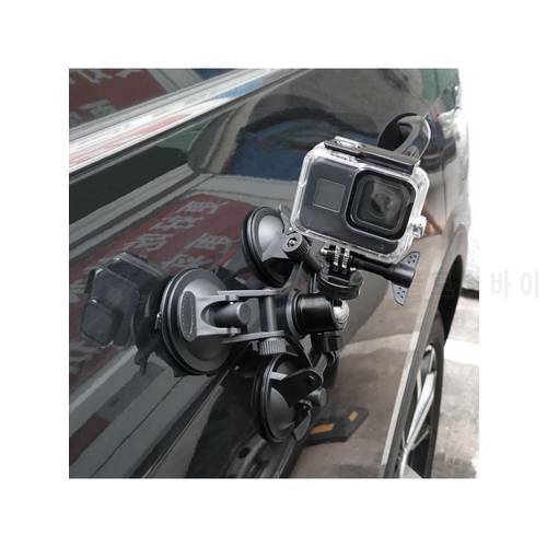 2022 New Car Windshield Triple Vacuum Suction Cup Mount for gopro- Hero 8/7/6/5/4/3/3+/2