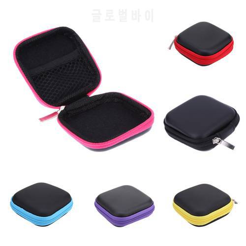 1PC Earphone Wire Storage Box Data Line Cables High End Headphones Container eva case SD Card Holder Box (Without Earphone)