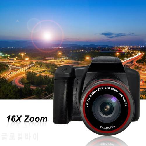 Portable Digital Camera 16X Focus Zoom Design Resolution 1280x720 supported SD Card Batter-y Powered Operated for Photography