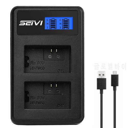 NP-FW50 FW50 dual channel charger for sony a7II a6000 a7RII a6300 a5100 a7s a7 a7R a7sII A5000 A6000 NEX-3 battery
