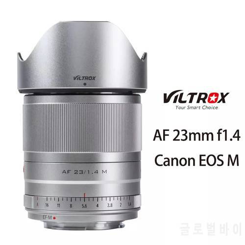 Viltrox 23mm f1.4 STM EF-M mount Auto focus APS-C Prime Lens for Canon EOS M Cameras M5 M6 Mark II M100 M50 M200 M3 M10 M6
