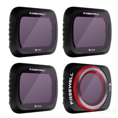Freewell Standard Day - 4K Series - 4Pack Filters Compatible with Mavic Air 2 Drone
