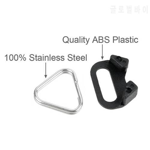 4pcs Strong Triangular Split Rings for Camera Back Belt Strap Buckle Accessories Metal Ring for Leica/Panasonic/Fuji/Sony DSLR..