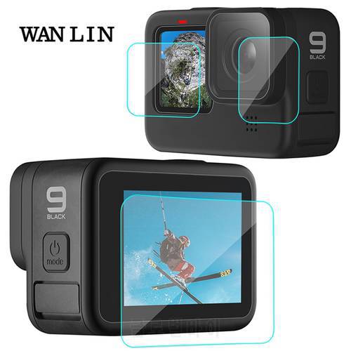 Tempered Glass Screen Protector Cover Case for GoPro Hero 11 10 9 Black Lens Protection Protective Film 11 Go pro Accessories