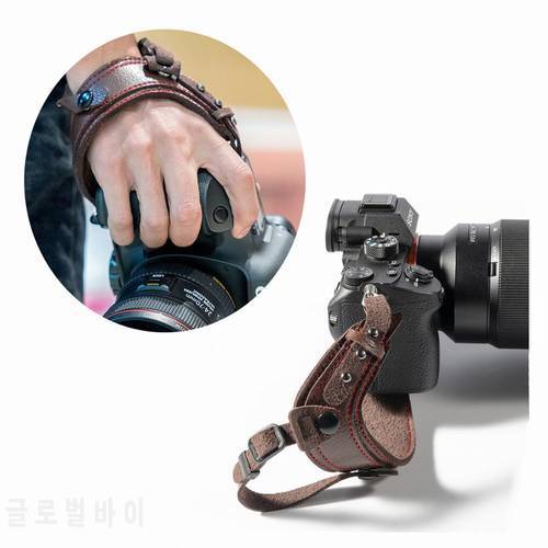 Photo Camera Micro Fiber Leather Wrist Strap Hand Belt Holder for Canon EOS RP 60D 70D 80D 5DIII 5DIV 6D II 7D Shockproof Strap