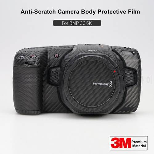 BMPCC 6K Camera Premium Decal Skin for Blackmagic Design Pocket Cinema Camera 6K Skin Decal Protector Cover Film Sticker