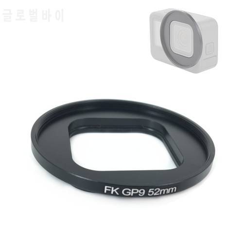 52mm Lens Filter Adapter Ring for GoPro Hero9 Black Action Camera Hero 8 9 10 to add CPL Red Yellow Magenta Close-up Filters