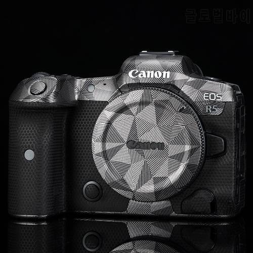 R5 Camera Premium Decal Skin for Canon EOS R5 Protective Body Sticker Anti-scratch Cover Film 3M Material EOSR5 Camera Skin