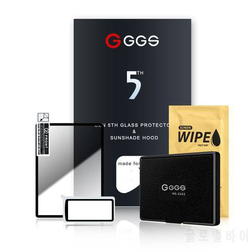 GGS Fifth Generation for Olympus EM1 EM10 EP5 EM5II screen camera film protection screen Metal frame embedded optical glass