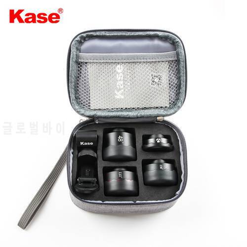Kase Wide-Angle / Telephoto / Macro / Fisheye Lens With Adapter Clip For Smartphone