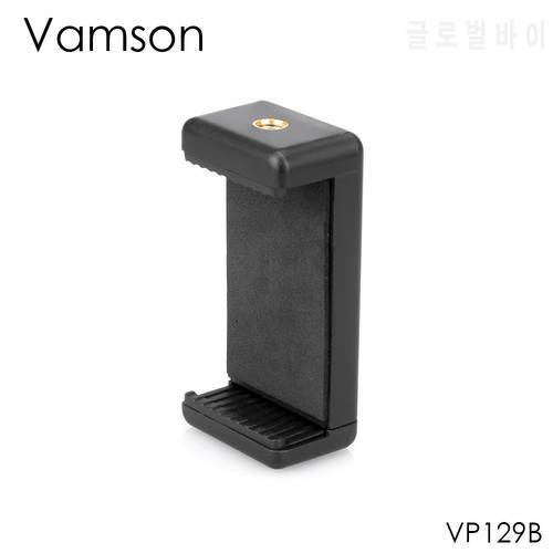 Vamson Sports Camera Tripod Adapter Phone Clip for Huawei for Xiaomi Bracket Holder Mount for iPhone X 7 plus Smartphone VP129