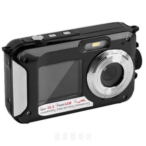 48MP Underwater Waterproof Digital Camera Dual Screen Video Camcorder Point and Shoots Digital Camera VDX99