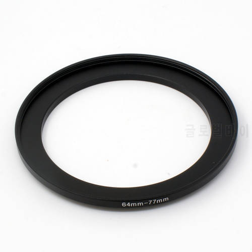 64-77 Step up Filter Ring 64mm x0.75 Male to 77mm x0.75 Female Lens adapter