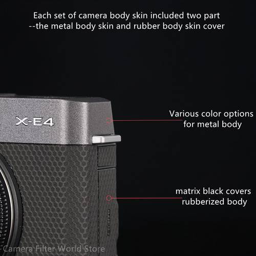 Fuji XE4 Camera Sticker Anti-scratch Cover Film 3M Material for Fujifilm X-E4 Camera Skin Premium Decal Protector Sticker