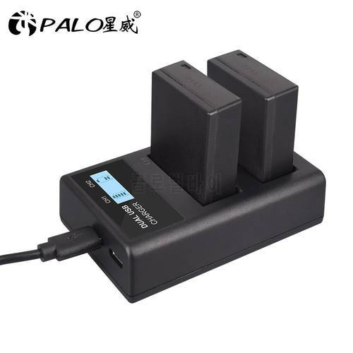 PALO NP-W126 LCD USB Charger for Fuji film FinePix HS30EXR XH1 XT1 X-E2 XM1 X-Pro2 XT20 XT3 XA5 xa3 XT2 XE3 XA10 XT10 X100F
