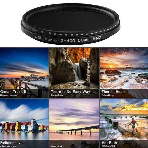 Fader Variable ND Filter Adjustable ND2 To ND400 Neutral Density For Camera Accessories Lens Photography Fotografia