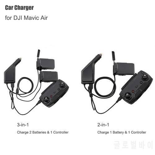 Car Charger For DJI Mavic Air Intelligent Battery Charging Hub Mavic Air Car Connector USB Adapter Multi Battery Car Charger