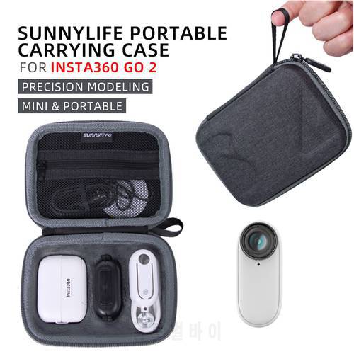 Portable Storage Bag Carrying Case Gimbal Protective Box Thumb Anti-Shake Case for Insta360 GO 2 Camera Accessories