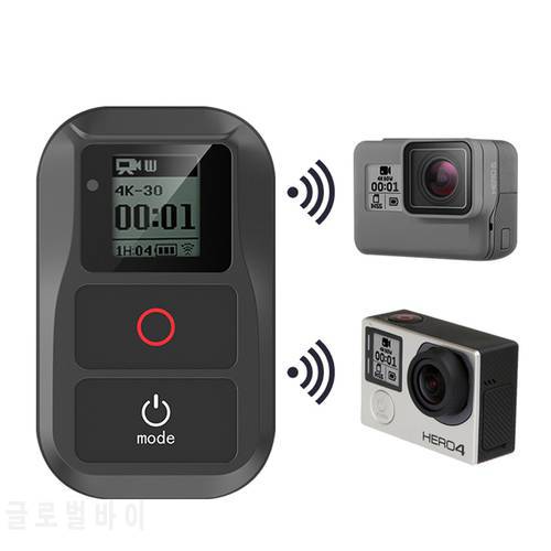 Waterproof Wireless WiFi Remote For Gopro Hero 8 7 6 5 4 Session Go pro 5 6 3+ Smart Remote Control Charging Cable Kits