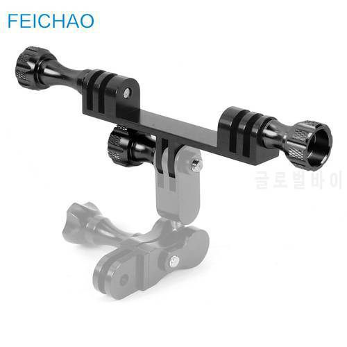 Metal Bracket Camera Tripod Mount Base Connect Seat Monopod Stand Holder for Insta360 for GoPro 11 10 9 8 5 DJI Osmo Action