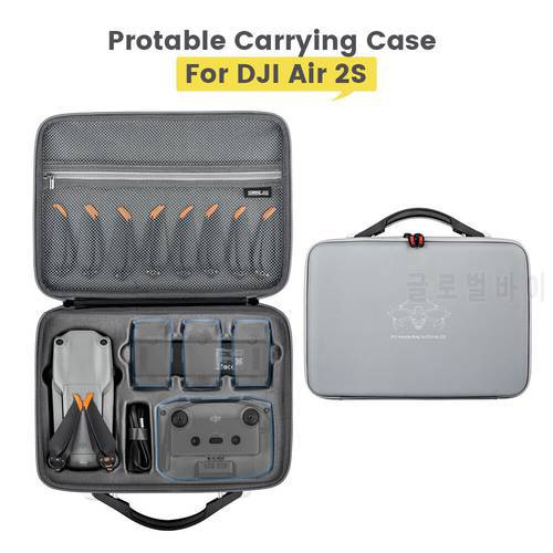 For DJI Air 2S PU Portable Storage Bag Carrying Case Hard Shell Portable Waterproof Storage Bag For Air 2S Accessories