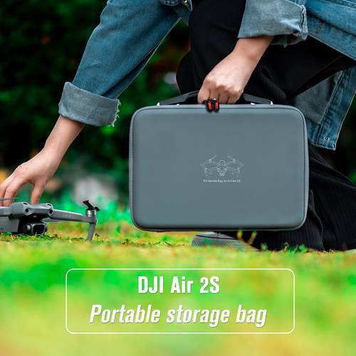 STARTRC Mavic Air 2S Shoulder Bag PU Waterproof Carrying Case Portable Storage Bag Handbag for DJI Air 2S Drone Accessories
