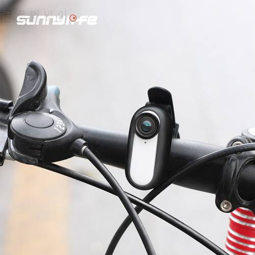 Sunnylife Silicone Case For DJI Drone Insta 360 GO 2 Accessories Camera Protection Plam Strap Bicycle Strap Scratch-proof