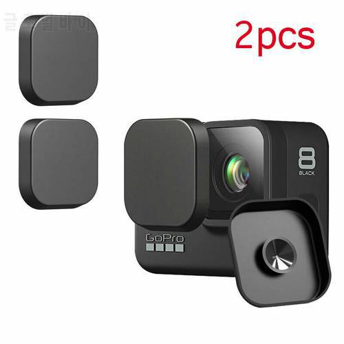 2X Soft Silicone Lens Cap Protective Cover Case For GoPro Hero 8 Black Action Camera for Go pro 8 Action Camera Accessory