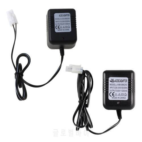 Y5JF Rechargeable Battery Charger Ni-Cd Ni-MH Batteries Pack KET-2P Plug Adapter 9.6V 250mA Output RC Toy
