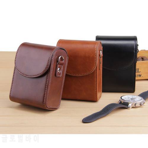 PU leather camera bags for Canon g7x mark ii iii G7X3 G7X2 SX740HS/730/720/710/700/280 for Nikon A900 S9900S PU leather case