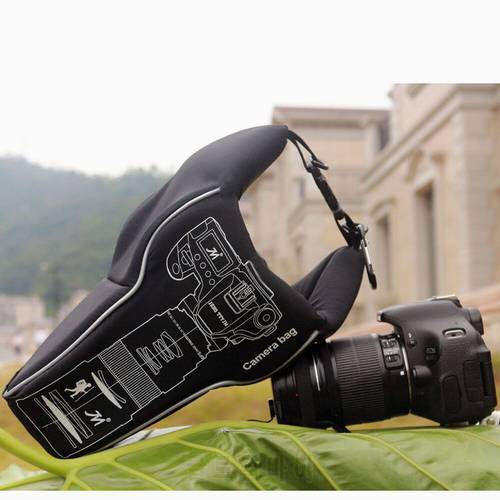 DSLR Camera Bag for Canon EOS 7DII 6D 6D2 5D 5DII 5DIII 5DIV 5DSR 5D Mark IV for Nikon D7100 D7200 D780 shockproof case pouch