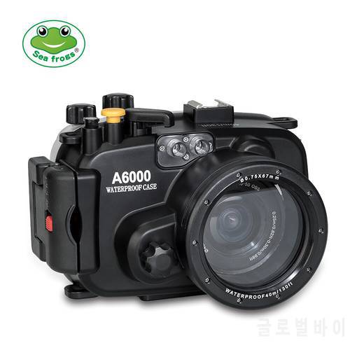 Waterproof Housing for Sony A6000 Camera Underwater 40m Impermeable Case Diving Photography Essential Protective Box 16-50 mm