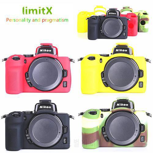Soft Silicone Case Armor Skin Body Cover Protector for Nikon Z50 Digital Camera ONLY