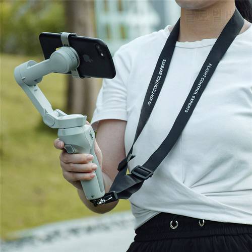 Neck Strap Sling Lanyard with Metal Buckle Holder for DJI OM 4 for Zhiyun Smooth 4 Vemble Handheld Gimbal Stabilizer Accessories
