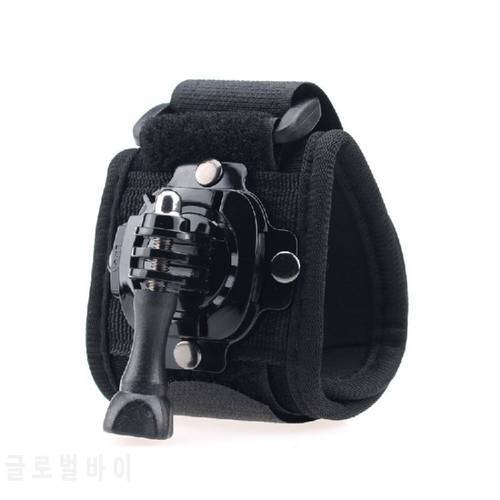 Glove Wrist Hand Strap Band Tripod Mount Holder For Gopro Hero 1/2/3/3+/4 Action Camera Accessories 360 Degree Rotating