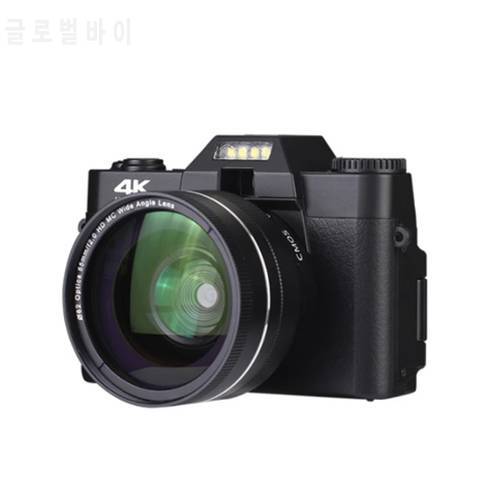 2022 New HD 4K 16X Digital Camera Micro Single Retro With WiFi Professional Digital Camera Vlog External Lensfor Home Travel