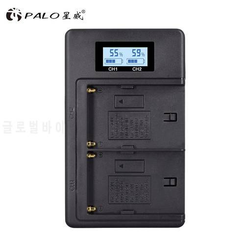 PALO NP-F960 NP-F970 NPF960 NPF970 LCD Battery Charger for SONY F960 F970 F930 F950 F770 F570 CCD-RV100 NP-F550 NP-F770 NP-F750