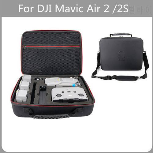 Mavic Air 2S Carrying Case WaterProof Portable Storage Handbag for DJI Mavic Air 2S Camera Drone PU Nylon RC Drone Accessories
