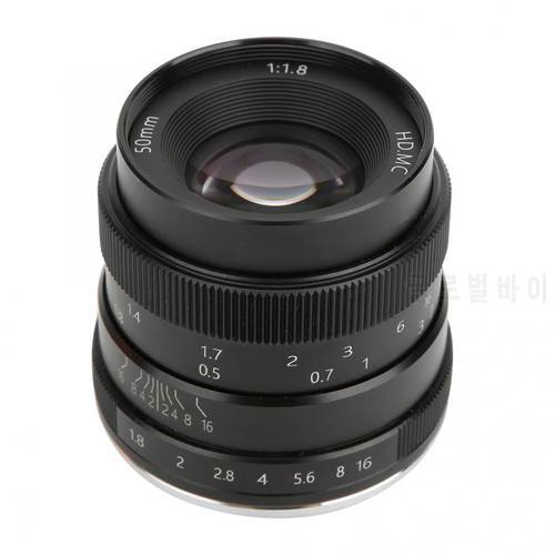 50mm F1.8 Camera Lens Half Frame Portrait Fixed Focal Lens Z Mount for Nikon Z6 Z7 Z50 Mirrorless Camera Lenses