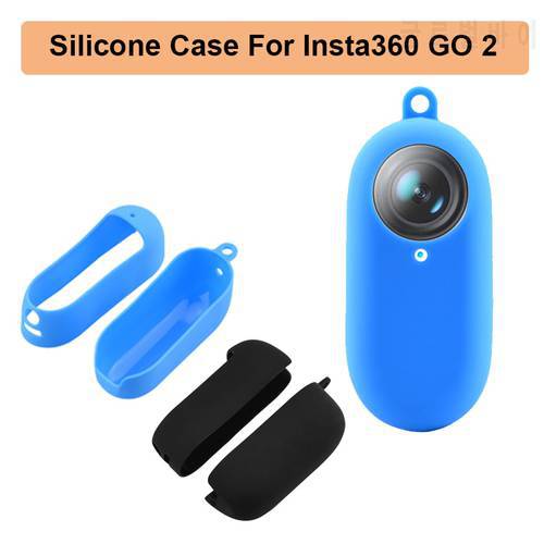 charging compart for Insta 360 Go 2 Silicone Case Protector Cover Camera Body Protector Cover Anti-Scratch Anti-dirt Accessories