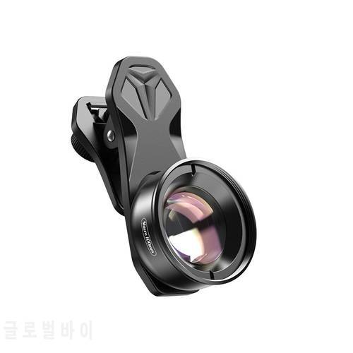 APEXEL APL-HB100mm Universal Smartphone Macro Lens 4K HD Phone Camera Lens No Distortion Blurry Background Compatible for iPhone