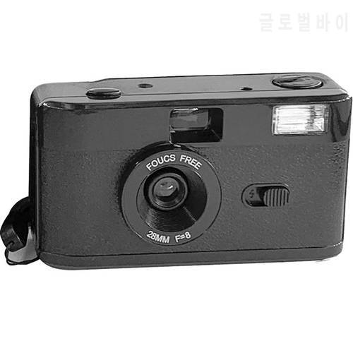 Brand new 35mm non-disposable film camera reusable manual retro film camera manual point-and-shoot film camera with flash