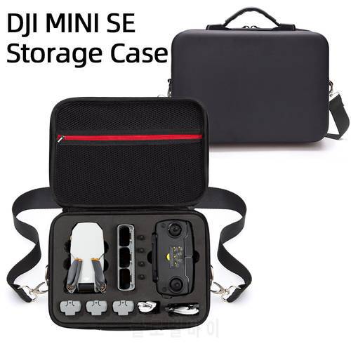 DJI Mini SE PU Storage Shouler Bag Hardshell Box Handbag Shockproof Travel Protector Portable Carrying Case Drone Accessories
