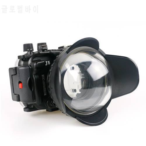 130ft/40m Waterproof Box Underwater Housing For Nikon 1 J5 1J5 10-30mm lens Camera bag Diving Case Cover