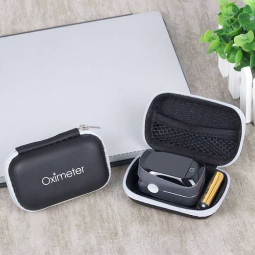 Finger Pulse Oximeter Protective Case Tidy Simple Generous in Appearance Blood Oxygen Saturation Detector Hard Bag