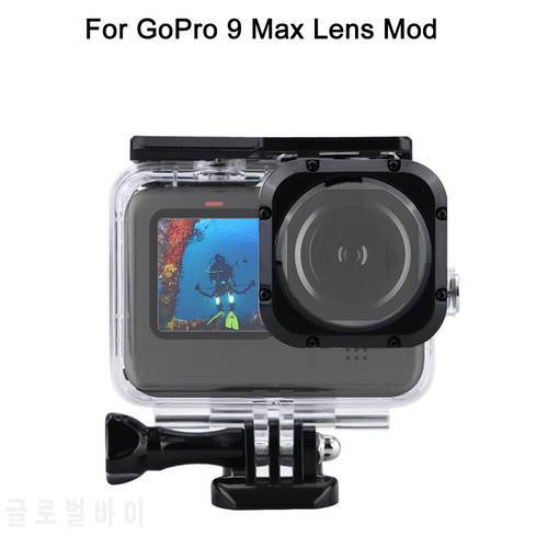 Diving Waterproof Case Housing Underwater 40M Protection Shell Box for GoPro Hero 9 Max Lens Mod Action Camera Accessories