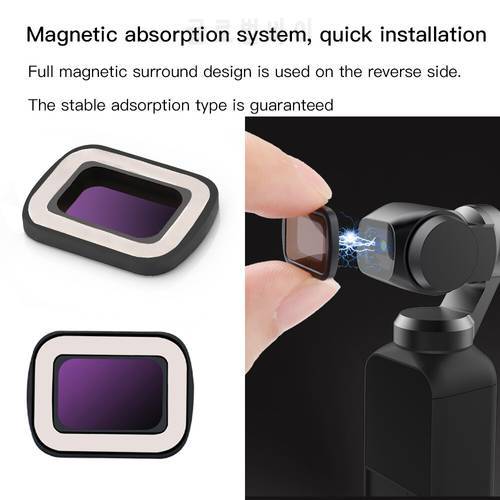 Lens Filters Kit Wide-Angle Macro CPL/ND/PL for DJI Osmo Pocket/Pocket 2 Handheld Gimbal Camera Lens Accessories