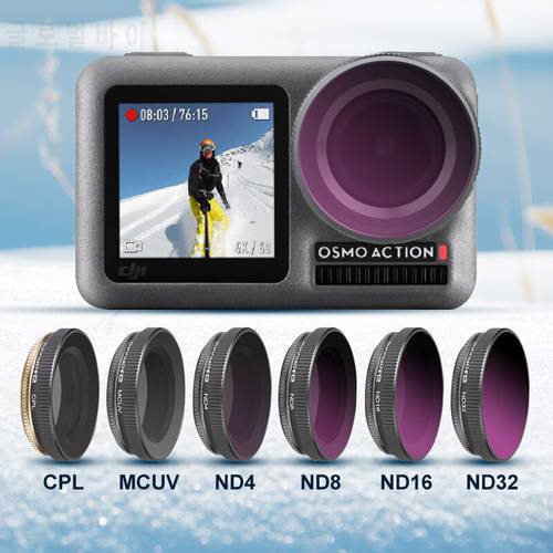 Diving Filter CPL Polar Filter for DJI OSMO Action ND 4 8 16 32 UV Protect Lens Filter For OSMO Action Camera Lens Accessories